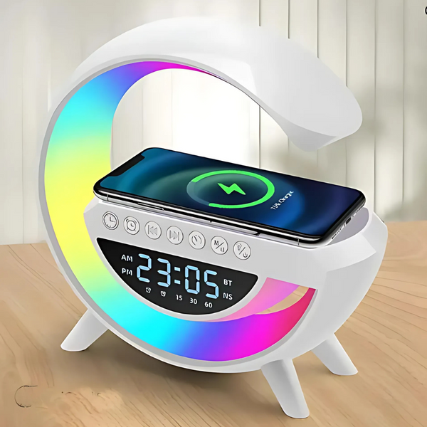 BT-3401 LED Wireless Phone Charger Bluetooth Speaker