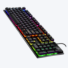 Professional V4 104 Keys Wired Colorful Backlit Rgb Light Computer Mechanical Game Multifunctional Waterproof Keyboards