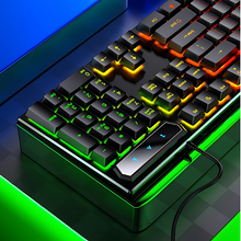 Professional V4 104 Keys Wired Colorful Backlit Rgb Light Computer Mechanical Game Multifunctional Waterproof Keyboards