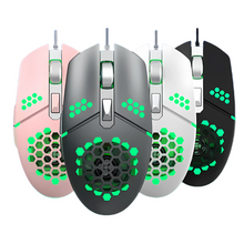 Cooling Fan Gaming Mouse RGB Gaming Office Computer Wired Mouse