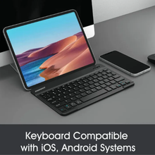 Mini Wireless Bluetooth Keyboard Mouse Combo - Bluetooth Mouse & Keyboard KIT - Rechargeable Wireless Bluetooth Keyboard Mouse For IOS Windows Android Tablet