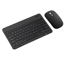 Mini Wireless Bluetooth Keyboard Mouse Combo - Bluetooth Mouse & Keyboard KIT - Rechargeable Wireless Bluetooth Keyboard Mouse For IOS Windows Android Tablet