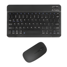 Mini Wireless Bluetooth Keyboard Mouse Combo - Bluetooth Mouse & Keyboard KIT - Rechargeable Wireless Bluetooth Keyboard Mouse For IOS Windows Android Tablet