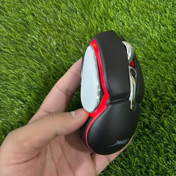 🖱️ Elite Wireless Rechargeable Mouse: Dual-Mode with RGB Lighting