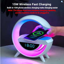 BT-3401 LED Wireless Phone Charger Bluetooth Speaker