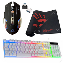 🎮3in1 RGB Gaming Combo – Keyboard, Mouse & XL Mouse Pad