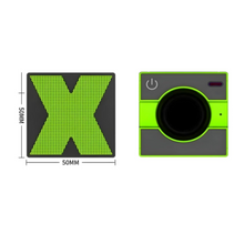 X1 Portable Mini Bluetooth-compatible Speaker Aluminum Alloy+ABS Wireless Music Subwoofer - Green