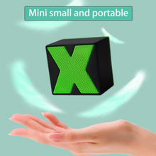 X1 Portable Mini Bluetooth-compatible Speaker Aluminum Alloy+ABS Wireless Music Subwoofer - Green
