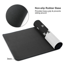 Japanese Art XL Mouse Pad - Large Zen Ink Desk Mat, Extended Cherry Blossom Mousepad with Non-Slip Rubber Base